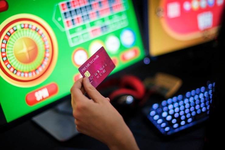 Tampilan layar permainan Big Time Gaming dengan fitur bonus dan simbol pemenang di martabetoto